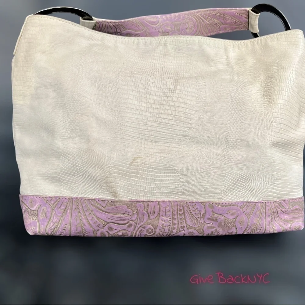 Roberto Vascon Vintage Leather Hobo Bag
